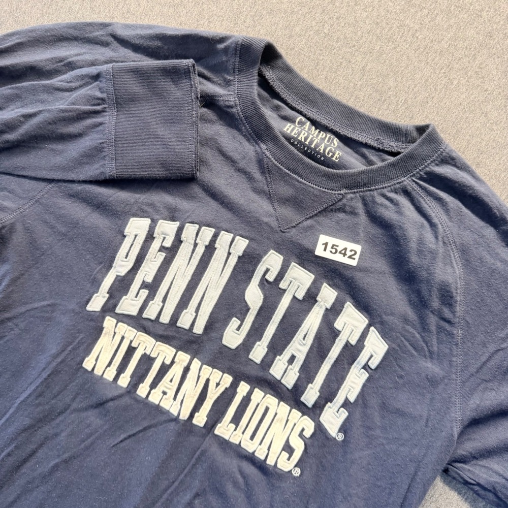 Penn State Nittany Lions Navy Blue Long Sleeve Shirt Campus Heritage Mens L